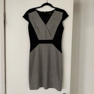 Cynthia Steffe Herringbone and Black Dress -Size 4